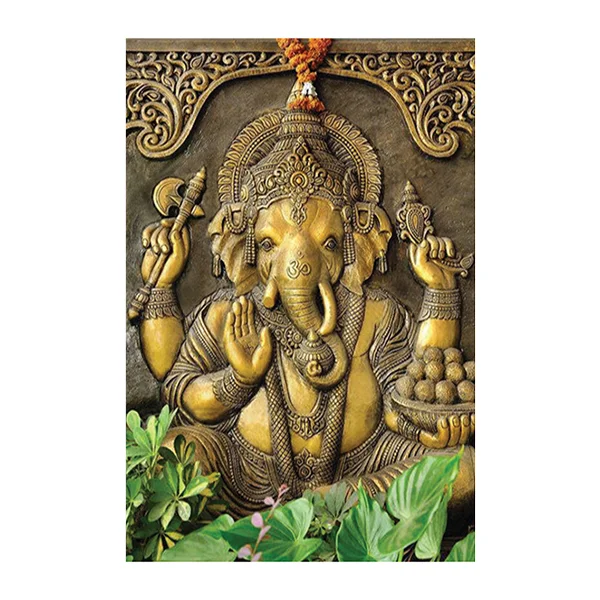 God-Tiles-RJ-39 Lord Shree Ganesh - Highgloss Poster - God Tiles - RJ-39 - 600 x 900 mm