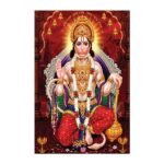 Lord Hanuman - Highgloss Poster - God Tiles - RJ-44 - 600 x 900 mm