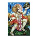 Lord Hanuman - Highgloss Poster - God Tiles - RJ-45 - 600 x 900 mm