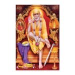 Shree Sai Baba - Highgloss Poster - God Tiles - RJ-49 - 600 x 900 mm