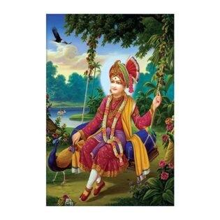 Lord Swaminarayan - Highgloss Poster - God Tiles - RJ-52 - 600 x 900 mm
