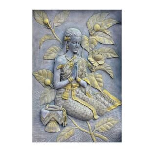 Namaste Lady - Highgloss Poster - RJ-61 - 600 x 900 mm
