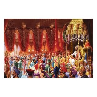 Chhatrapati Shivaji Maharaj - Highgloss Poster - God Tiles - RJ-92 - 600 x 900 mm