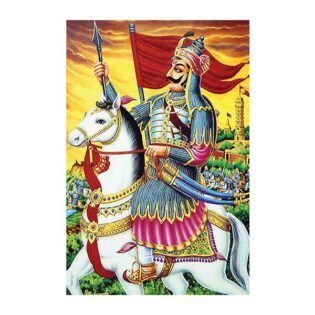 Maharana Pratap - Highgloss Poster - God Tiles - RJ-94 - 600 x 900 mm