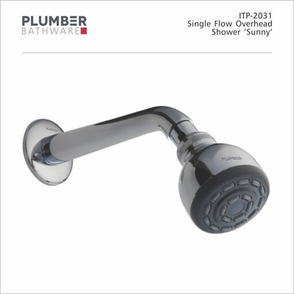 Plumber - Shower - Single Flow Overhead Shower - Sunny - ITP-2031