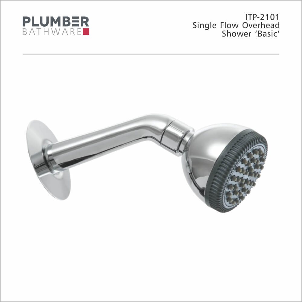 Plumber - Shower - Single Flow Overhead Shower - Basic - ITP-2101