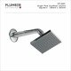 Plumber - Shower - Single Flow Overhead Shower - Square - ITP-4001