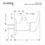 Plumber - Korina Series - Angle Cock - KNA 2105 - Image 2