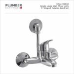 Plumber - Korina Pro Series - Single Lever Wall Mixer with L Bend - KNA-3100L