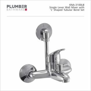 Plumber - Korina Pro Series - Single Lever Wall Mixer with L Bend - KNA-3100L