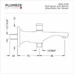 Plumber - Korina Series - Wall Spout Button - KNA 4106 - Image 2