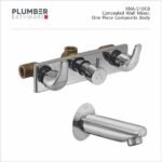 Plumber - Korina Pro Series - Concealed Wall Mixer with Wall Spout - KNA-510CB