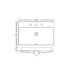 TOTO - Console Lavatory - LW1617 - Image 2