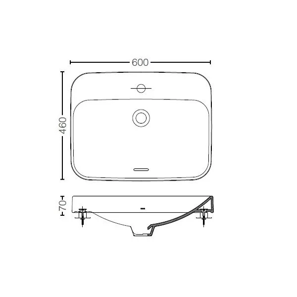TOTO - Console Lavatory - L5616CE - Image 3