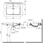 TOTO - Console Lavatory - L5616CE - Image 4