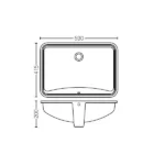 TOTO - Under Counter Lavatory -L620K#W - Image 9