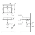 TOTO - Console Lavatory - LW950CJW - Image 3