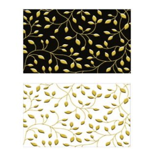Unique Decorative - Leaves Series - GOLDEN - 300 x 450 mm