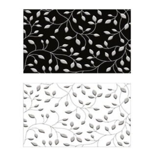 Unique Decorative - Leaves Series - SILVER - 300 x 450 mm