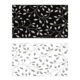 Unique Decorative - Leaves Series - SILVER - 300 x 450 mm