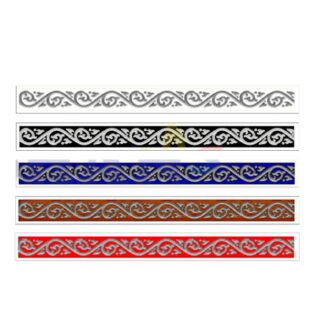 DARSHAN - Border Tiles - Lexo Series - SILVER - 600 x 50 mm