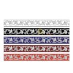 DARSHAN - Border Tiles - Lotus Series - SILVER - 600 x 60 mm