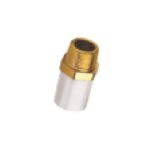 APL APOLLO - UPVC MALE ADAPTOR WITH HEX BRASS INSERTS - SCH 80