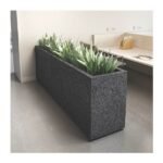 NARMADA - Multipurpose Solid Surface - Mushroom Black - 800 x 2400 mm