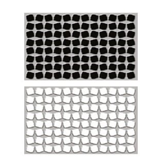 Unique Decorative - Matrix Series - SILVER - 300 x 450 mm