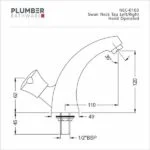 Plumber - Nectar Series - Swan Neck Left- NEC 0103L - Image 2