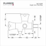 Plumber - Nectar Series - Angle Cock 2-Way - NEC 0599 - Image 2