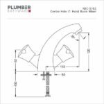 Plumber - Nectar Series - One Hole Basin Mixer - NEC 5102 - Image 2