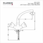 Plumber - Nectar Series - One Hole Sink Mixer - NEC 5107 - Image 2