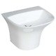 Plumber - Wall Hung Integrated Wash Basin - Zenia - PBW-ITB-4018