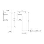 Straight J-Type Nib - PH112 - Image 2