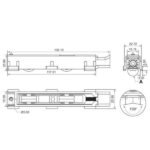 Double Adjustable V-Groove Roller - PH118V - Image 2