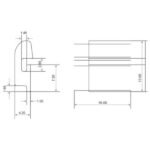 Lock Guide for Sliding Shutter - PH140 - Image 2