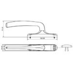 Premium Multi-Point Cremone Handle - PH205 - Image 2