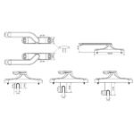 Multi-Point Short Neck Cremone Handle - PH211 - Image 2