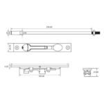 Casement Door Shoot Bolt Lock - PH264 - Image 2