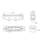 Double Adjustable U-Groove Roller - PH275U - Image 2
