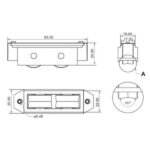 Double Adjustable V-Groove Roller - PH278V - 35 mm - Image 2