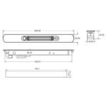 Heavy Concealed Sliding Window Lock Auto - PH280 - 195 mm - Image 2