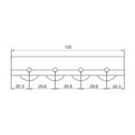 4-Wheel U-Groove Roller - PH289U - Image 2