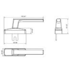 Multi-Point Heavy Cremone Handle - PH311 - Image 2