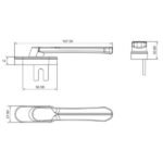 Multi-Point Heavy Cremone Handle - PH314 - Image 2