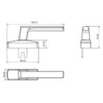 Multi-Point Heavy Cremone Handle - PH365 - Image 2