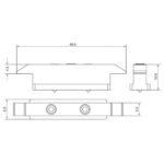 Slim Frame Striker for Concealed Lock - PH379 - 8.5 mm - Image 2