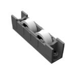 Double Adjustable V-Groove Roller - PH392V - 22 mm