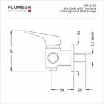 Plumber - Poem Series - Bib Cock 2 Way - PM 2109 - Image 2
